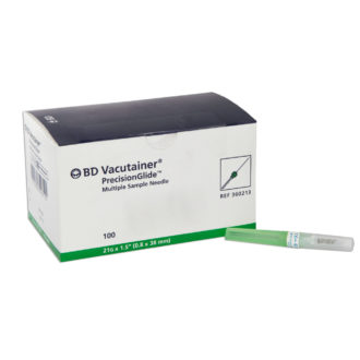 Aguja vacutainer múltiple 21gx38mm