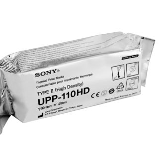 Papel para ultrasonido brillante 110*20