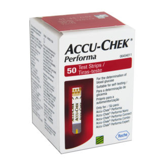 Tiras reactivas glucosa Accu-chek performa