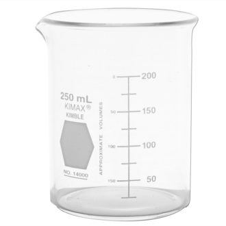 Vaso de precipitado de vidrio 250 ml