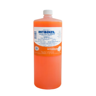 Antiséptico antibenzil tintura con color 1 lt