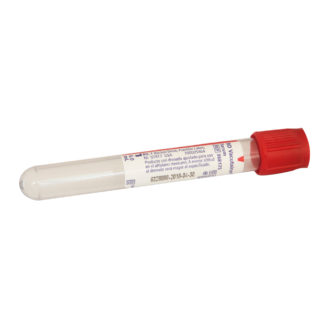 Tubo vacutainer rojo 6ml (100 pzas)